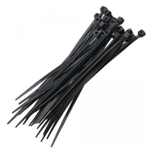 Abraçadeira De Nylon Preto 50 Uni Cinta Plastica 370Mm X 7Mm