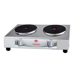 Fogão Elétrico Topazio 2 Bocas Inox Layr Inox 220v