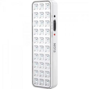 Iluminacao de Emergencia C/30 LEDS 2W Bivolt Branco Frio ELGIN