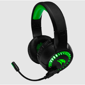 Headset Gamer Viper PRO LED PYTHON  - 415  PRETO/VERDE  Bivolt