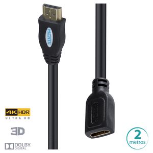 Cabo Extensor HDMI 2.0 4K ULTRA HD 3D Conexao ETHERNET 2 Metros - H20F-2