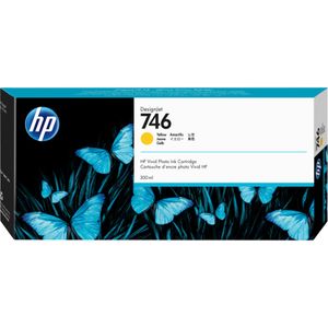 Cartucho de Tinta Amarelo HP 746 PLUK 300ML - P2V79A