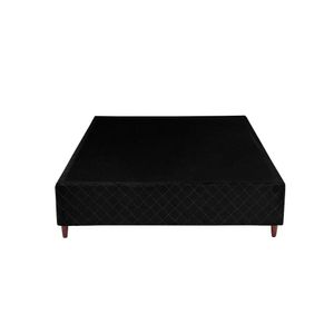 Cama Box Casal Comfortmax 138x188x25cm Jomag Colchões Cor:preto