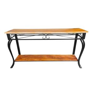 Aparador Grande Para Sala Ferro E Madeira Artesanal Tamanho 120 Cm