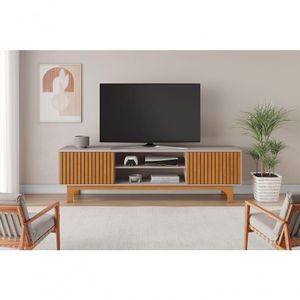 Rack Para Tv Até 70 Polegadas Trunfo Candian - Jcm Movelaria Off White-cinamomo