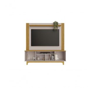 Estante Home Para Tvs De Ate 65 Polegadas Balsamo Candian - Jcm Movelaria Nature-off White