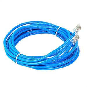 Cabo De Rede Cat5e Montado Azul - 85 Metros