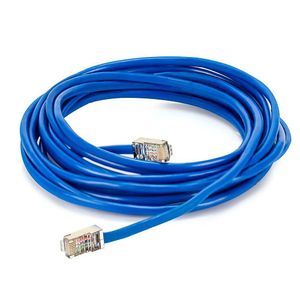 Cabo De Rede Blindado Cat5e Com Rj45 Azul - 2 Metros