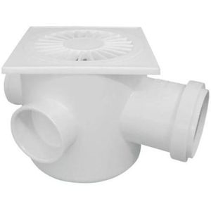 Caixa Sifonada Quadrada Plastilit Branco 150x150x50mm DN 50mm