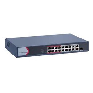 Switch Hikvision Metalico DS-3E1318P-EI/M  16 Portas Poe  FAST ETHERNET