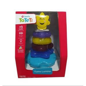 Blocos De Empilhar Torre Lumina Azul Tateti 0881