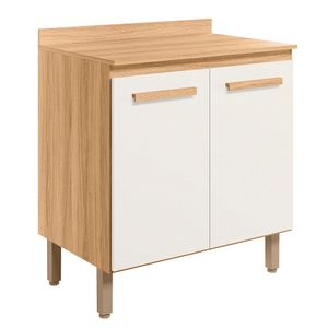 Balcao 02 Portas 80cm Com Tampo 16986 Nicioli..