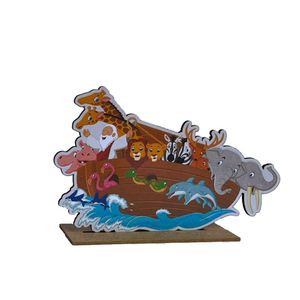 Display De Mesa Para Festa Arca De Noé Mdf Und Estilo:3
