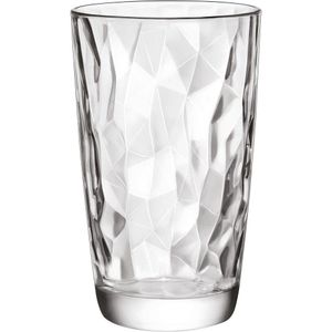 Bormioli Rocco Diamond Copo Long Drink 14x9x9cm 470ml Vidro Transp 6pç
