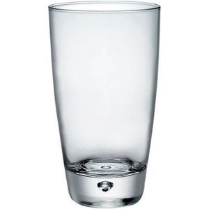 Bormioli Rocco Luna Copo Long Drink 14X8X8Cm 350Ml Vidro Transp 3Pç