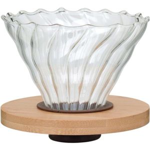 Kanne Suporte Filtro Café 10X12X12Cm Borosilicato Transp