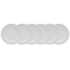 Conjunto De Pratos De Sobremesa 06 Peças Aspen Schmidt