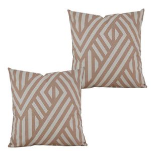 2 Almofadas Cheias Sofa Sala Impermeável Decorativa Antimofo Hill
