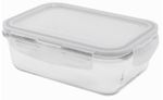 Pote de Mantimentos de Vidro Oikos com Tampa Transparente RetangularRaso 840ml