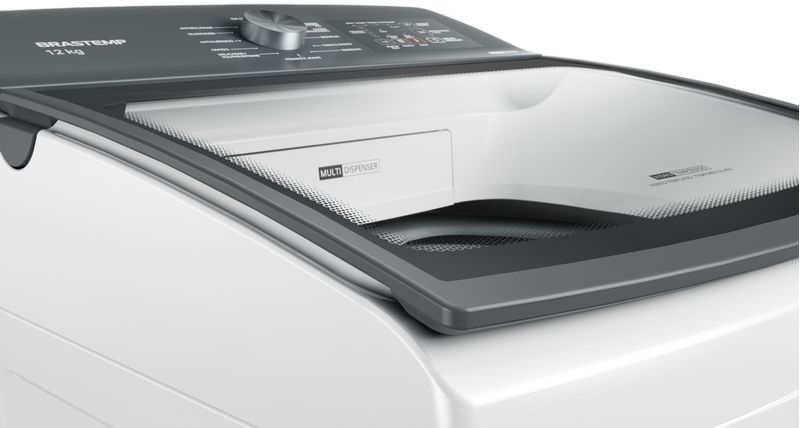 Máquina de Lavar Roupas Brastemp BWR12BB 12Kg Com Água Quente Branco220V