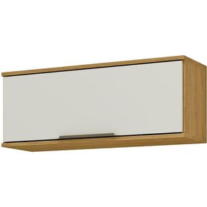 Aéreo Basculante 80Cm 1 Porta Verace Mx Móveis AVE03 Marrocos/Off White