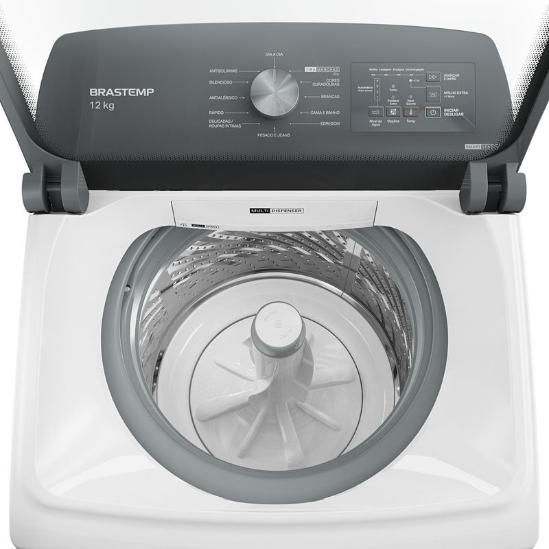 Máquina de Lavar Roupas Brastemp BWR12BB 12Kg Com Água Quente Branco220V