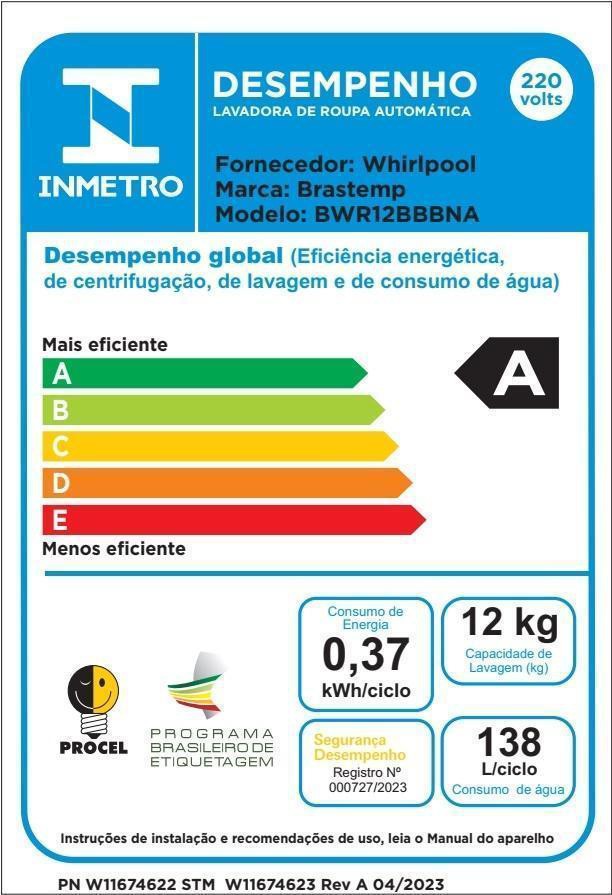 Maquina-de-Lavar-Roupas-Brastemp-BWR12BB-12Kg-Com-Agua-Quente-Branco220V