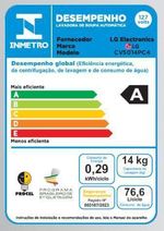 Lava-e-Seca-LG-CV5014-14Kg-Inox-110V