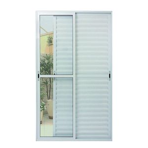 Porta Balcão Veneziana 03 Folhas Branco Maxx - 210x160