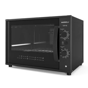 Forno Elétrico Bancada 60 Litros Top 60 Nardelli Black 220V