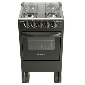 Fogão 4 Bocas De Piso Braslar New Sirius 2023 Preto
