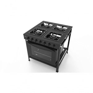 Fogão 4 Bocas Com Forno Industrial Atena Preto - Manual Realce