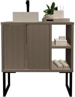 Gabinete Cerocha Polaris 80,5cm Gianduia/Gianduia