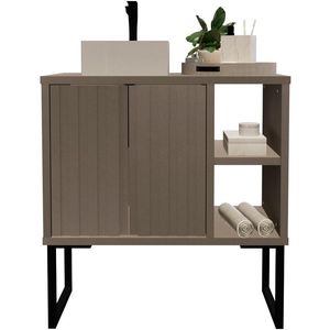 Gabinete Cerocha Polaris 80,5cm Gianduia/Gianduia