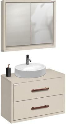 Conjunto-de-Moveis-Para-Banheiro-Fabribam-Lorena-70cm-Nude-com-Gabinete-Espelheira-e-Cuba-de-Sobrepor-Oval