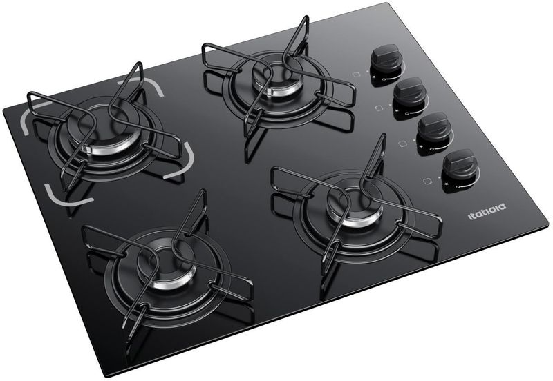 Fogão Cooktop Itatiaia Essencial 4 Bocas Preto Bivolt