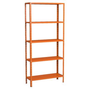 Estante Aço 5 Prateleiras Livros Cozinha Quarto Eaf005