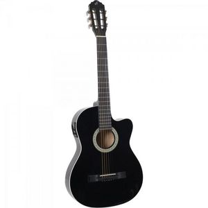 Violao Eletroacustico FLAT Cutaway ACO SF-14 CEQ Preto Giannini