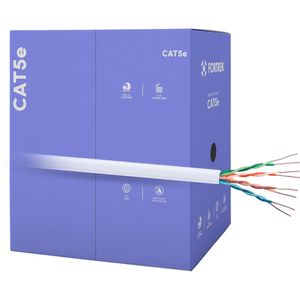 Cabo de Rede CAT5E 305M Fortrek FK500C CMX Branco - CX / 305