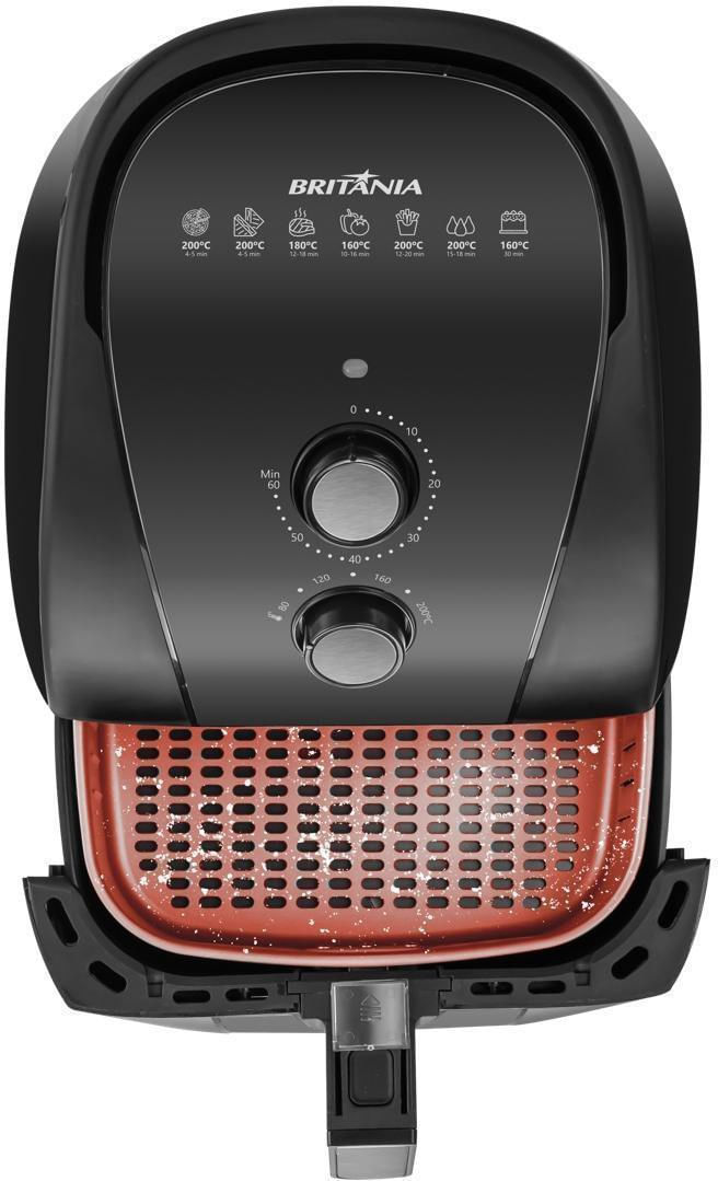 Fritadeira-Eletrica---Air-Fryer-Britania-BFR50-55-Litros-Preto-110V