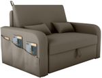 Sofá Cama 2 Lugares Retrátil Matrix MX Lady Daí 255 Capuccino