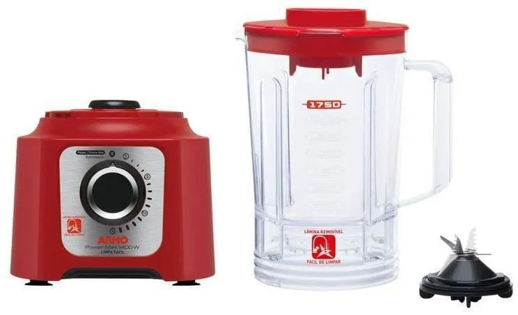 Liquidificador-Arno-LN63-Power-Max-Vermelho-1400W-220V