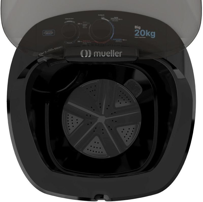 Máquina de Lavar Roupas Mueller Big 20Kg Preto 110V