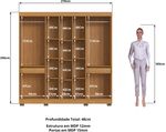 Guarda-Roupa---Roupeiro-7-Portas-2-Gavetas-Faimec-Acre-Freijo-e-Off-White