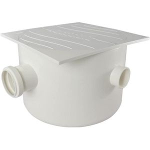 Caixa Sifonada Quadrada Plastilit 25x17,2x5cm Branco