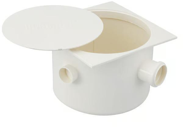 Caixa Sifonada Quadrada Plastilit 25x17,2x5cm Branco