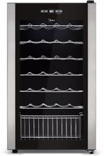 Adega Climatizada Midea Para 34 Garrafas WBB342 Preta 220V