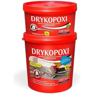 Adesivo Cola Estrutural Epóxi Dryko 1Kg