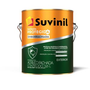 Tinta Suvinil Fachada Protegida Emborrachada Branco Neve 3,6L