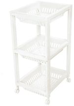 Fruteira Ordene 10000 com Rodas Branco